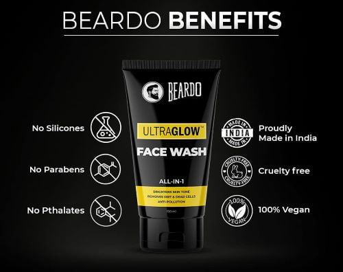 beardo ultraglow face wash