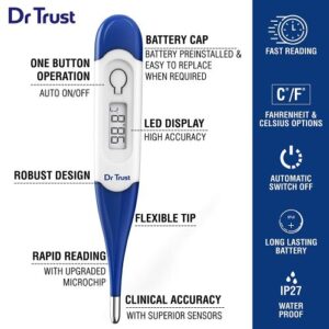 Best Dr Trust Waterproof Flexible Tip Digital Thermometer India