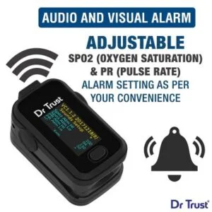 Best Dr Trust Pulse Oximeter With Audio Visual Alarm